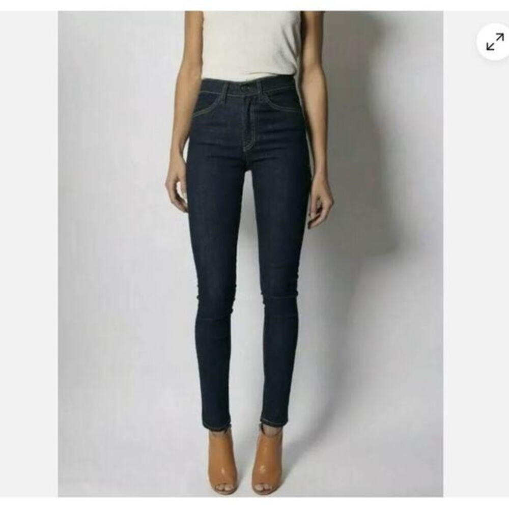 imogene‎ + willie Imogene Slim Jeans 28 High Rise Waist Denim Slim Dark Wash